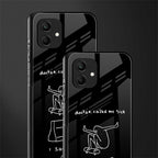 sick skateboarder black doodle back phone cover | glass case for samsung galaxy a04