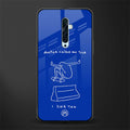 sick skateboarder blue doodle glass case for oppo reno 2f image