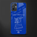 sick skateboarder blue doodle glass case for vivo t1 5g image