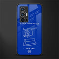 sick skateboarder blue doodle glass case for vivo x70 pro plus image