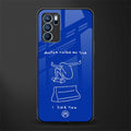 sick skateboarder blue doodle glass case for oppo reno6 pro 5g image
