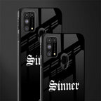 sinner glass case for samsung galaxy f41 image-2