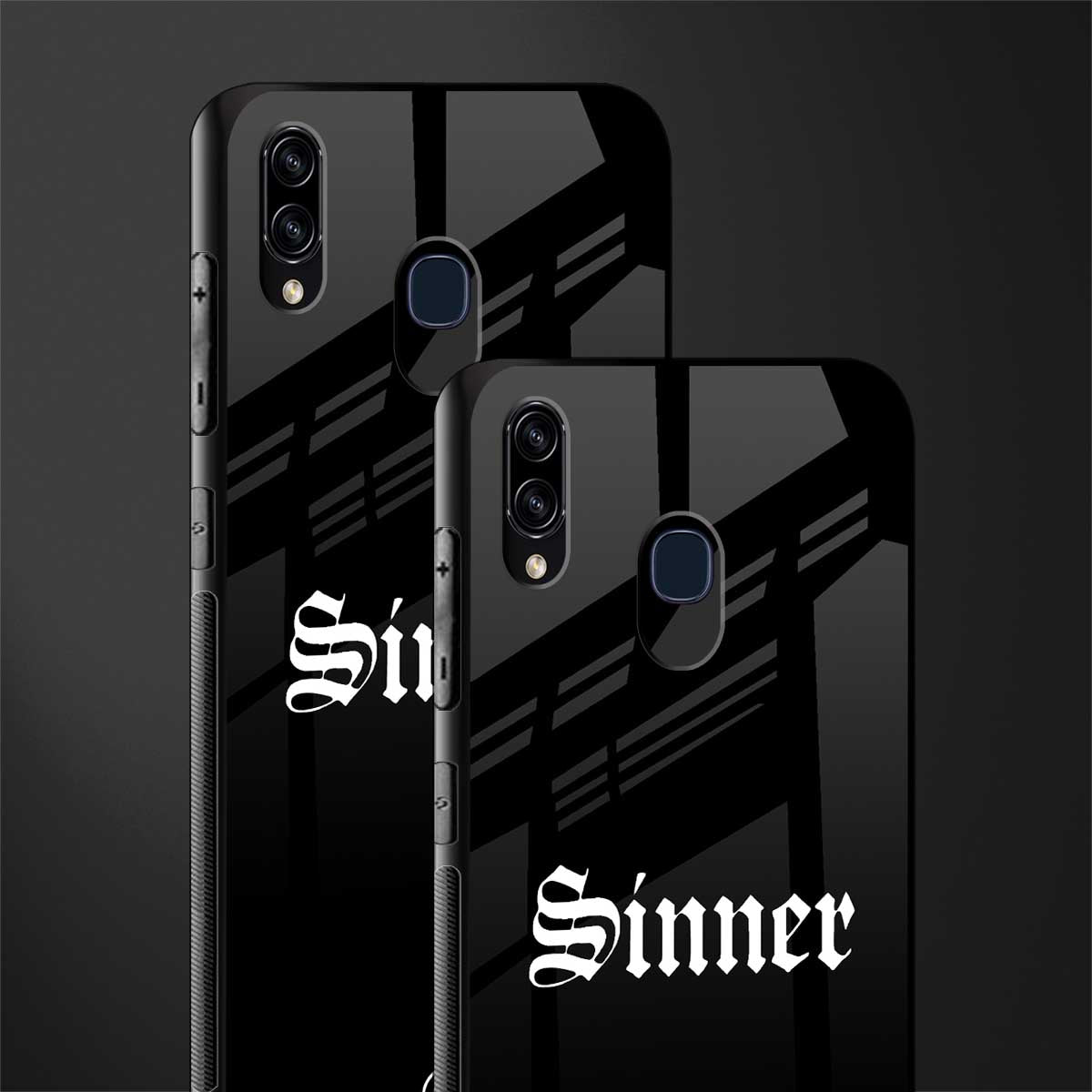 sinner glass case for samsung galaxy a20 image-2