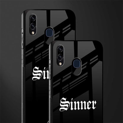 sinner glass case for samsung galaxy a20 image-2