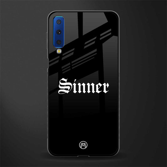 sinner glass case for samsung galaxy a7 2018 image