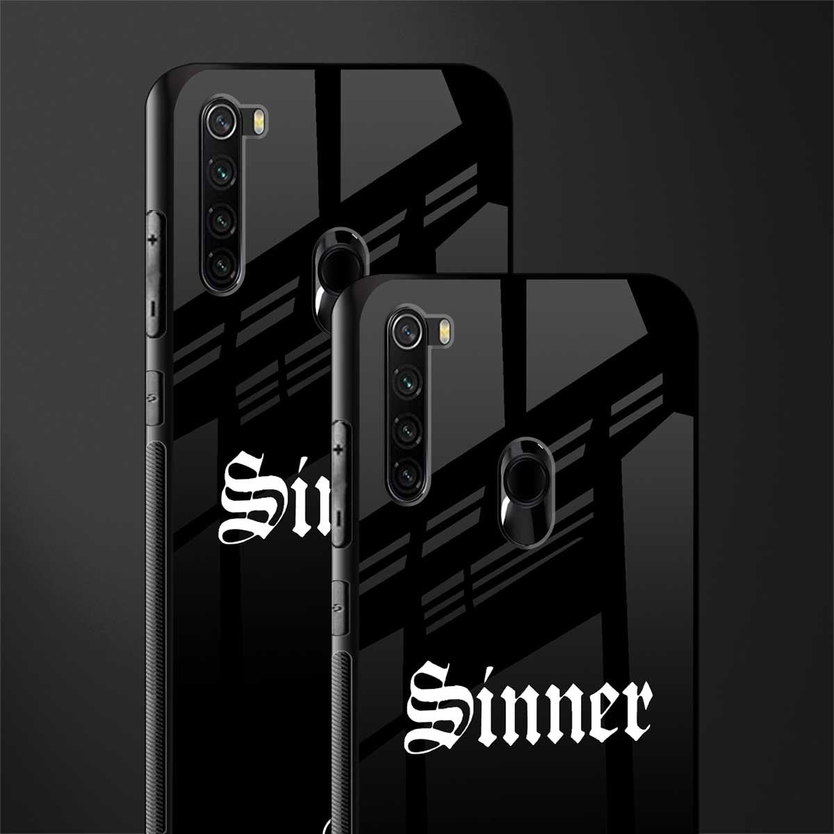 sinner glass case for redmi note 8 image-2