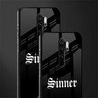 sinner glass case for redmi note 8 pro image-2