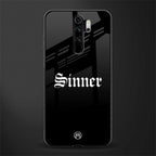 sinner glass case for redmi note 8 pro image