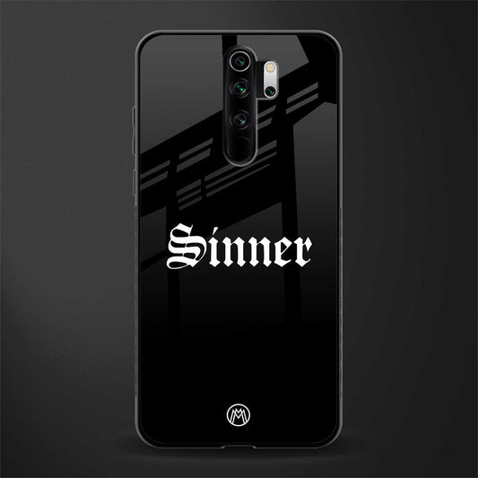 sinner glass case for redmi note 8 pro image