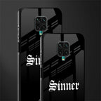 sinner glass case for redmi note 9 pro image-2