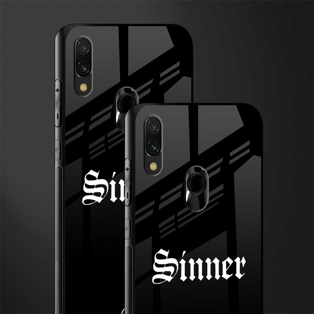 sinner glass case for redmi note 7 image-2