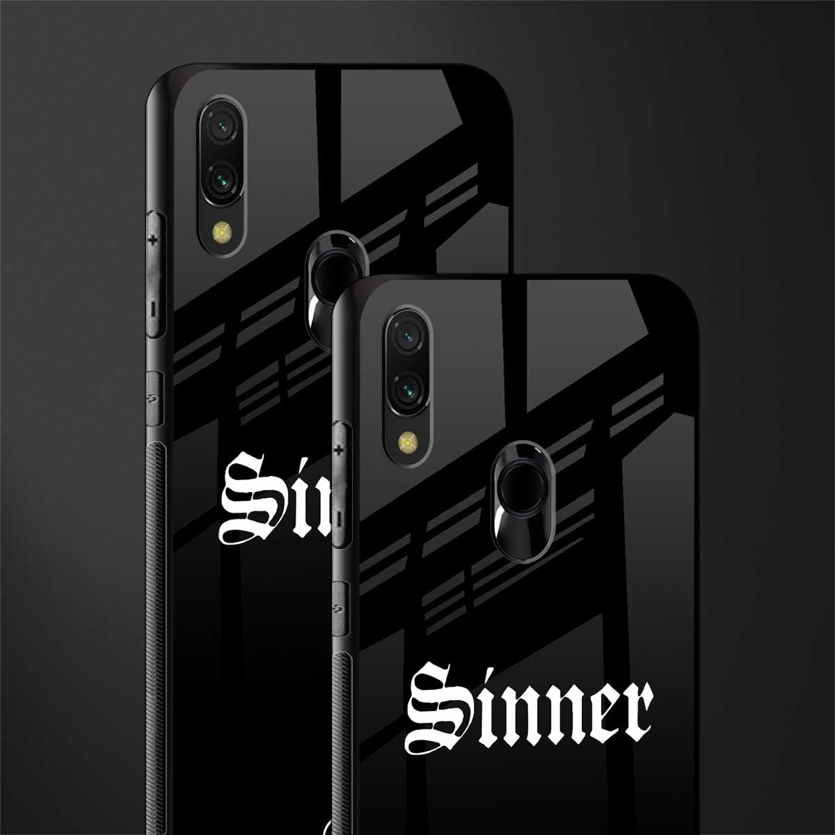 sinner glass case for redmi note 7 image-2