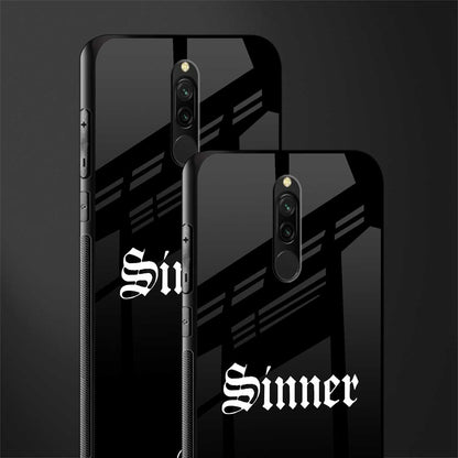 sinner glass case for redmi 8 image-2