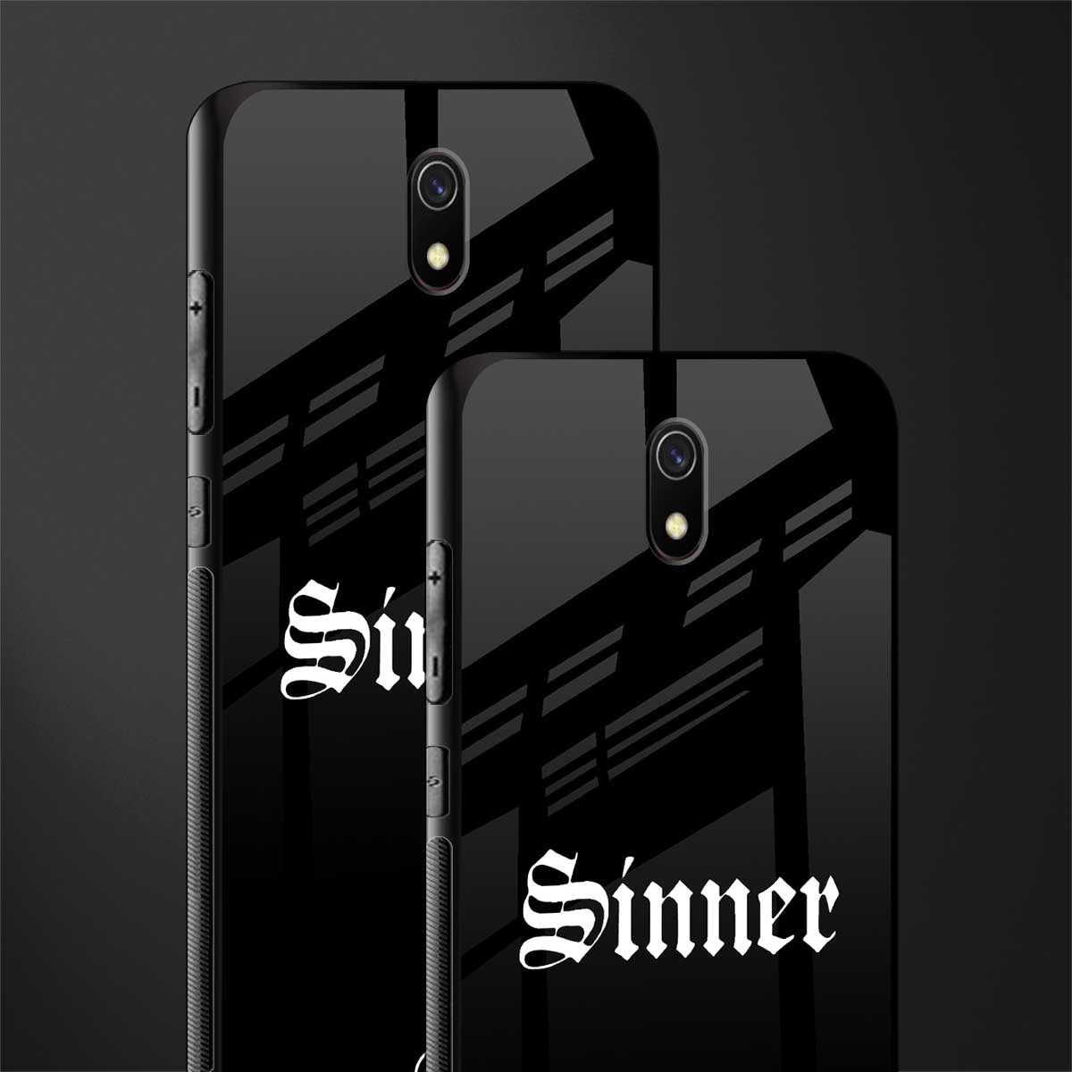 sinner glass case for redmi 8a image-2