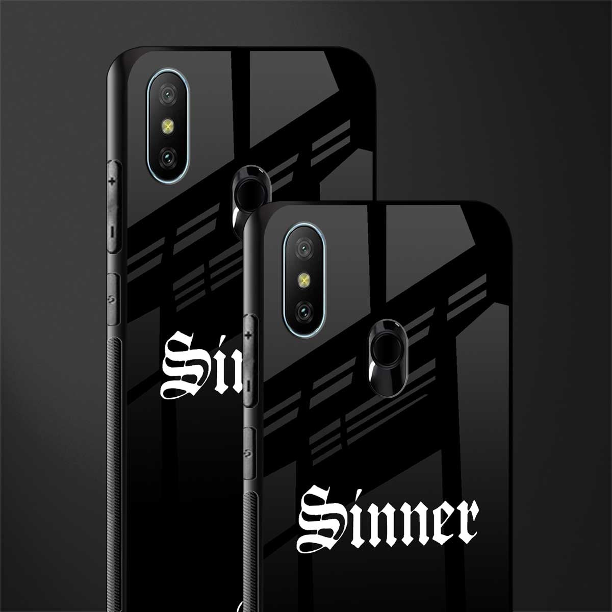 sinner glass case for redmi 6 pro image-2