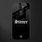 sinner glass case for oppo a5 2020 image