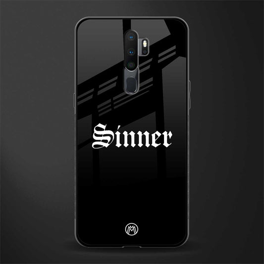 sinner glass case for oppo a5 2020 image