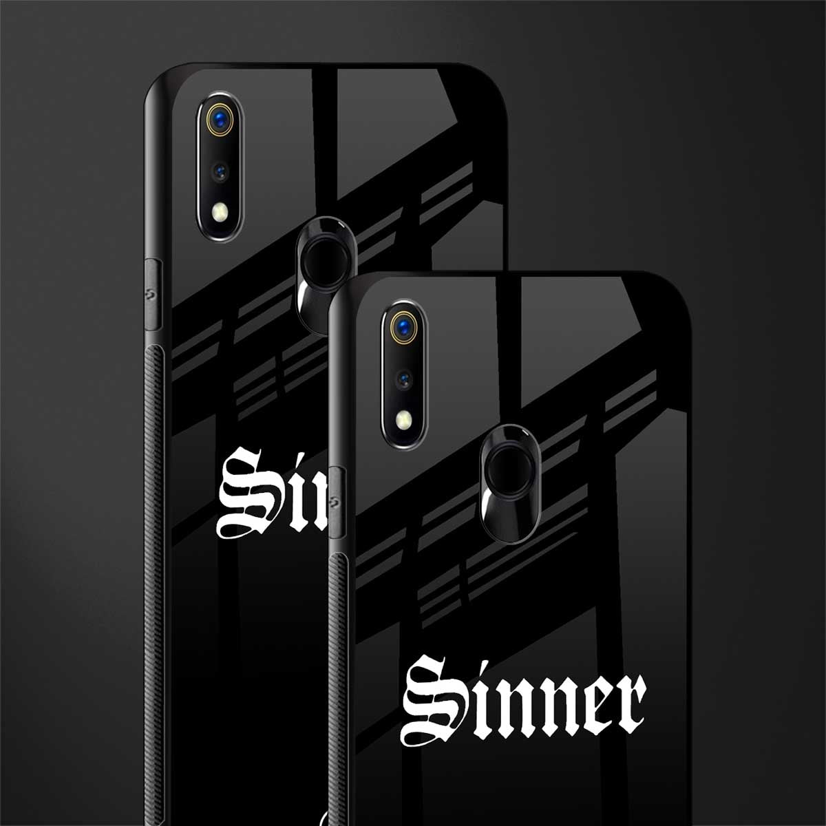 sinner glass case for realme 3 image-2