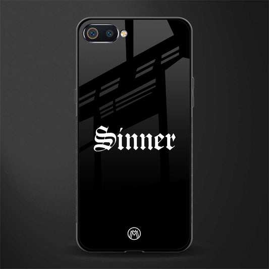 sinner glass case for realme c2 image