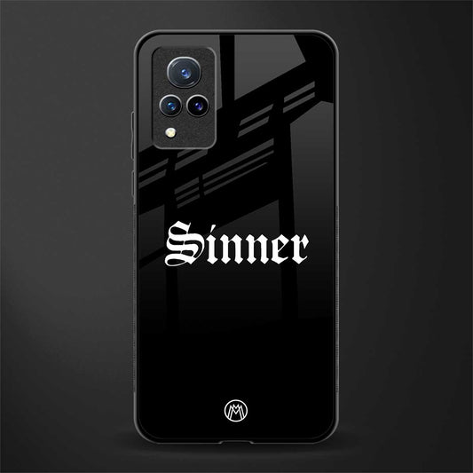 sinner glass case for vivo v21 5g image