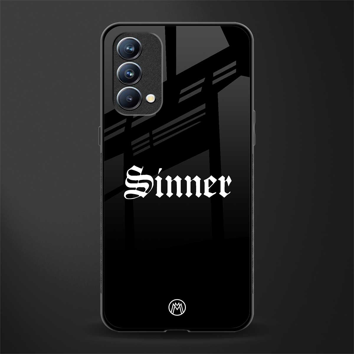 sinner glass case for oppo f19 image