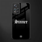sinner glass case for poco m4 pro 5g image