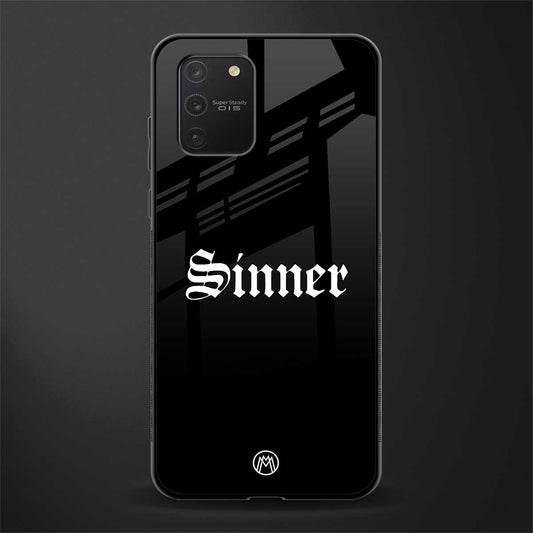 sinner glass case for samsung galaxy a91 image