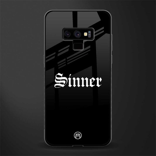 sinner glass case for samsung galaxy note 9 image