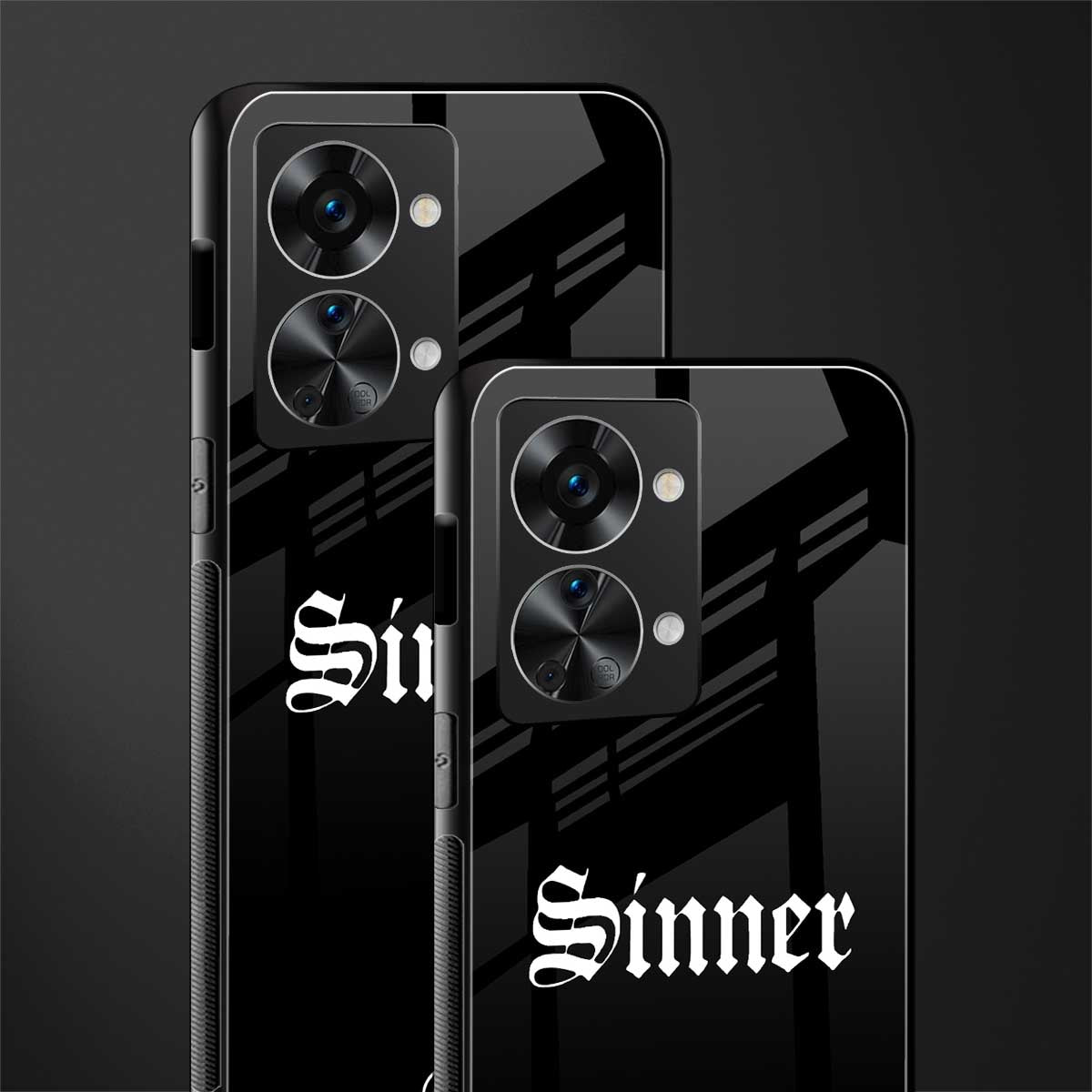 sinner glass case for phone case | glass case for oneplus nord 2t 5g