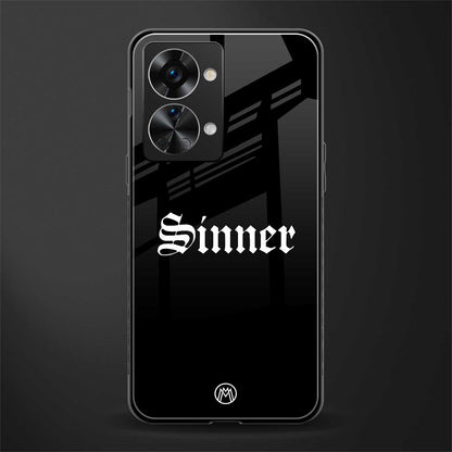 sinner glass case for phone case | glass case for oneplus nord 2t 5g