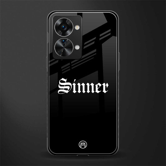 sinner glass case for phone case | glass case for oneplus nord 2t 5g