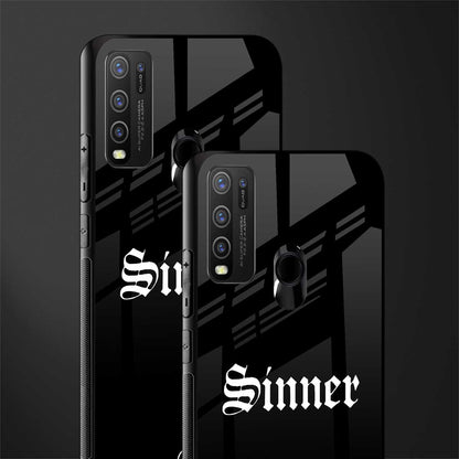 sinner glass case for vivo y50 image-2