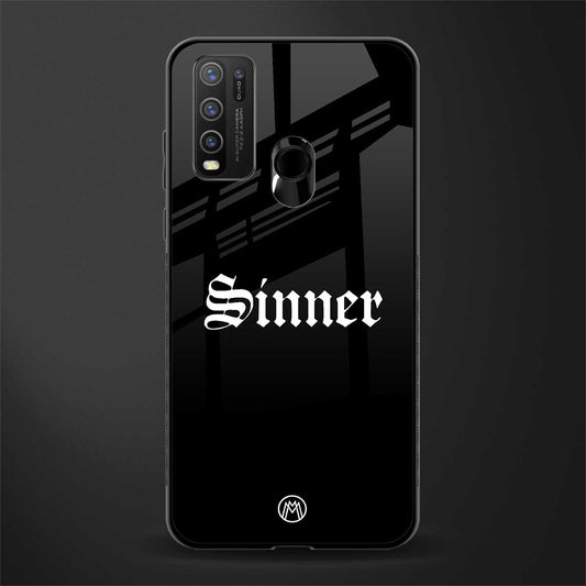 sinner glass case for vivo y50 image