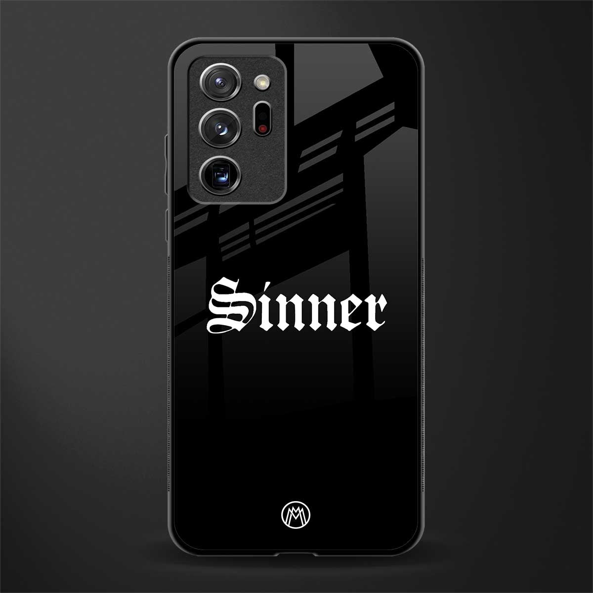 sinner glass case for samsung galaxy note 20 ultra 5g image