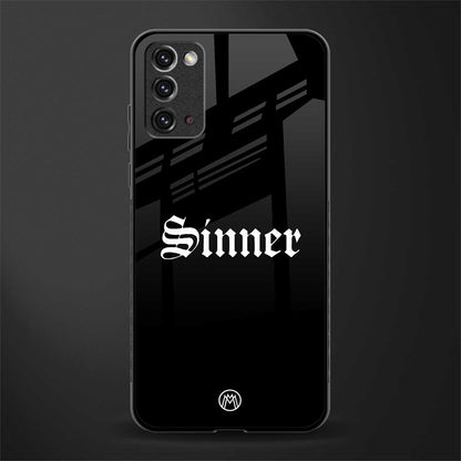 sinner glass case for samsung galaxy note 20 image