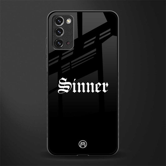 sinner glass case for samsung galaxy note 20 image