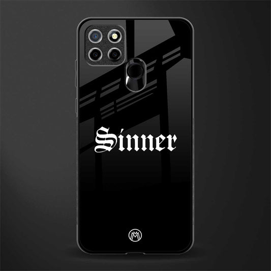 sinner glass case for realme c12 image