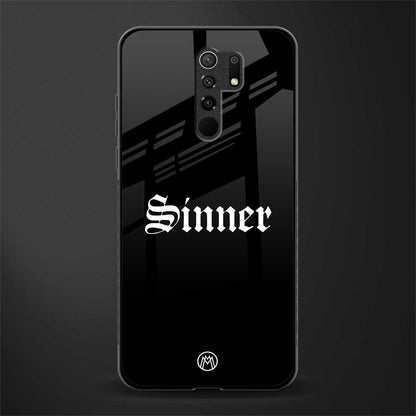 sinner glass case for redmi 9 prime image