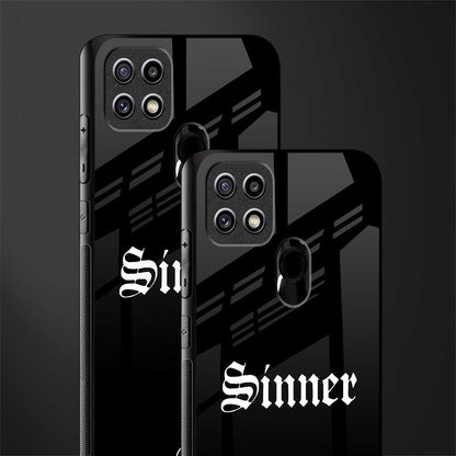 sinner glass case for oppo a15 image-2