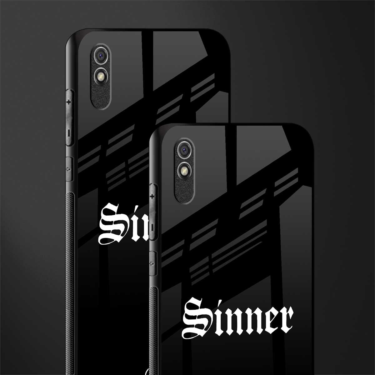 sinner glass case for redmi 9i image-2
