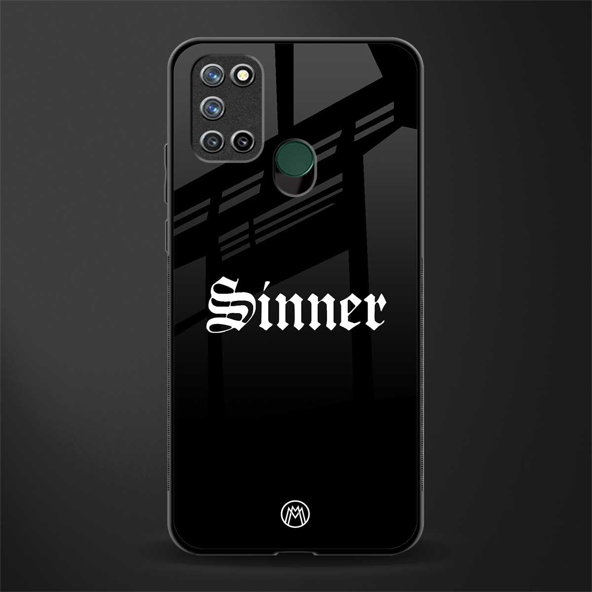 sinner glass case for realme 7i image