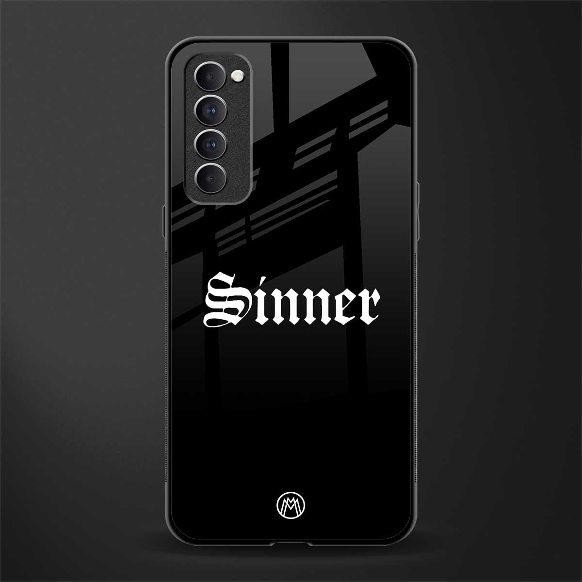 sinner glass case for oppo reno 4 pro image