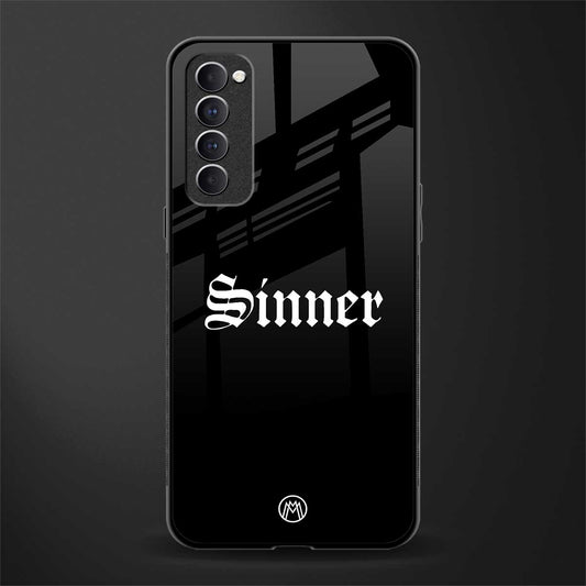 sinner glass case for oppo reno 4 pro image