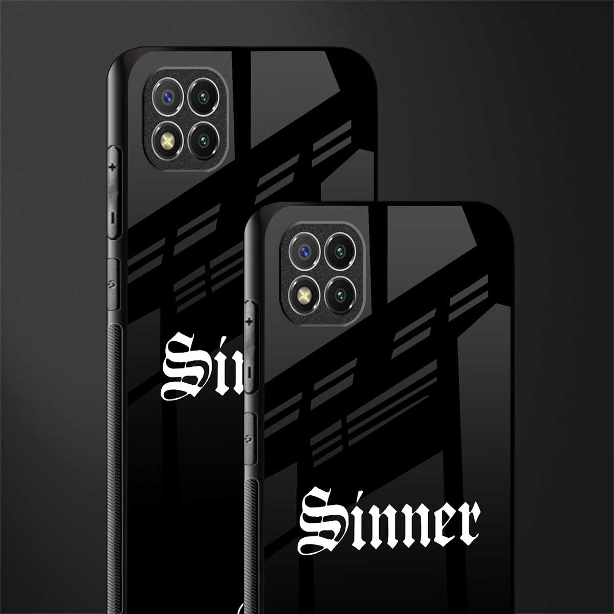 sinner glass case for poco c3 image-2