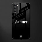 sinner glass case for samsung galaxy s20 fe image