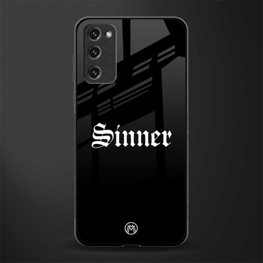 sinner glass case for samsung galaxy s20 fe image