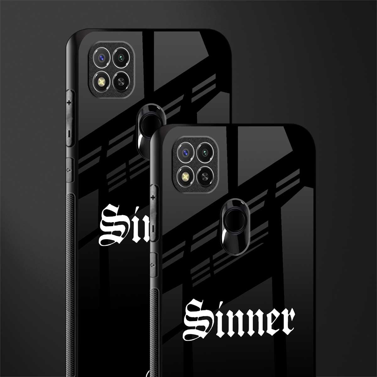 sinner glass case for redmi 9c image-2