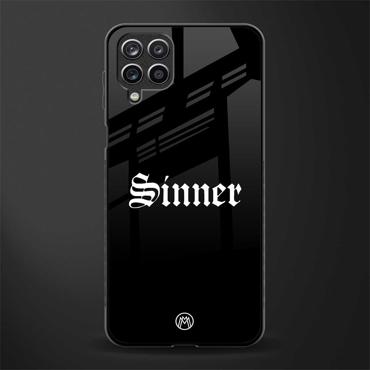 sinner glass case for samsung galaxy m42 5g image