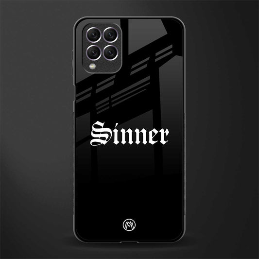sinner glass case for samsung galaxy f62 image