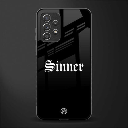 sinner glass case for samsung galaxy a52 image